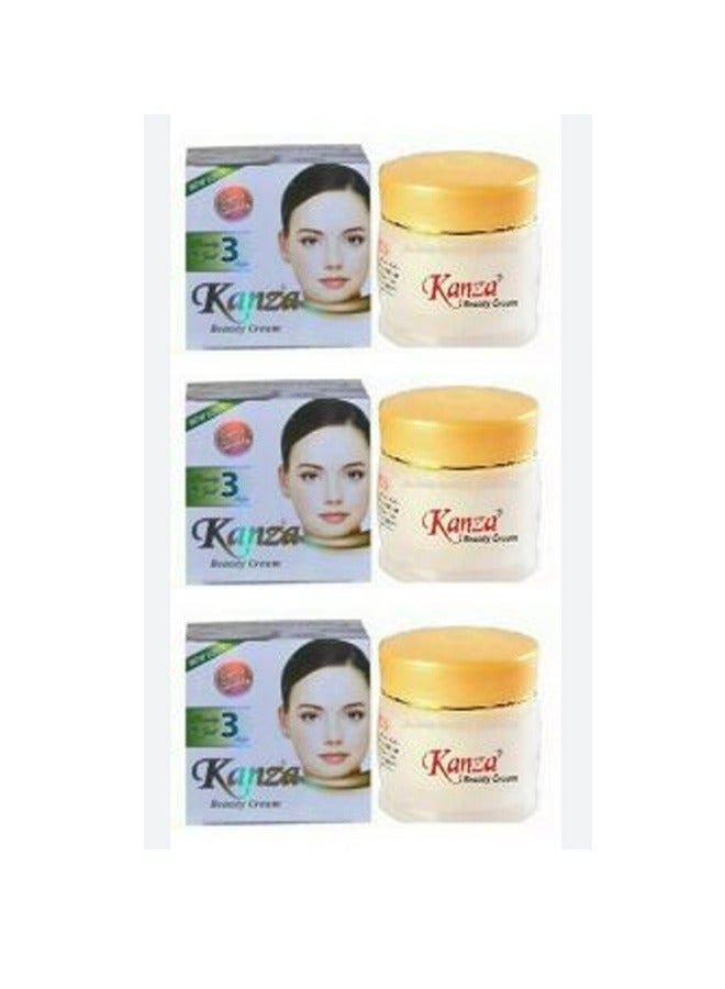 كنزه 3 قطع من كريم تفتيح و تبييض البشرة 50X3 جرام - Image 3
