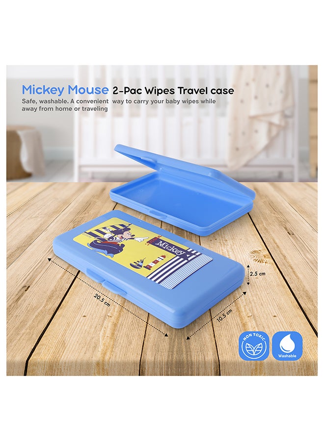 Disney Pack of 2 Plastic Tissue Case Diaper Duty Organizer - Image 4
