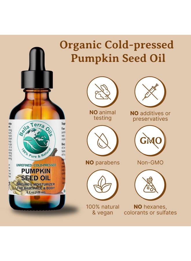 بيلا تيرا أويلز - زيت بذور اليقطين العضوي 8 أونصة - انغمس في السيمفونية الغذائية لليقطين العضوي، مع فيتامين ك والسيلينيوم والأحماض الدهنية الأساسية، ترو سكين لوكس - Image 4