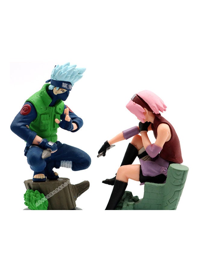 6-Piece Naruto Kakashi Sasuke Collection Figure Model Toy - Image 3