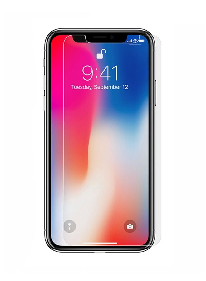 واقي شاشة من الزجاج المقوى عالي الوضوح لهاتف Apple iPhone X / Xs - Image 1