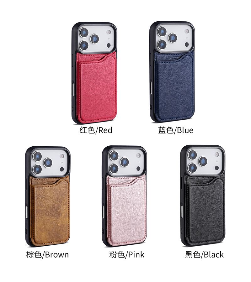 Slim Lightweight Magnetic Wireless Charging Card Slot Phone Case For iPhone 16 Pro Blue - Image 1