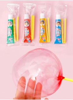 5pcs Random Color Rainbow Bubble Gum - Ideal Choice For Nostalgic Bubble Blowing Game, Birthday PartyGame Props For