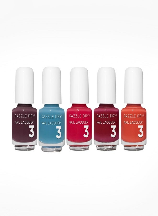 Dazzle Dry Mini Flight - Carnival - 5 Mini Lacquers - Image 1