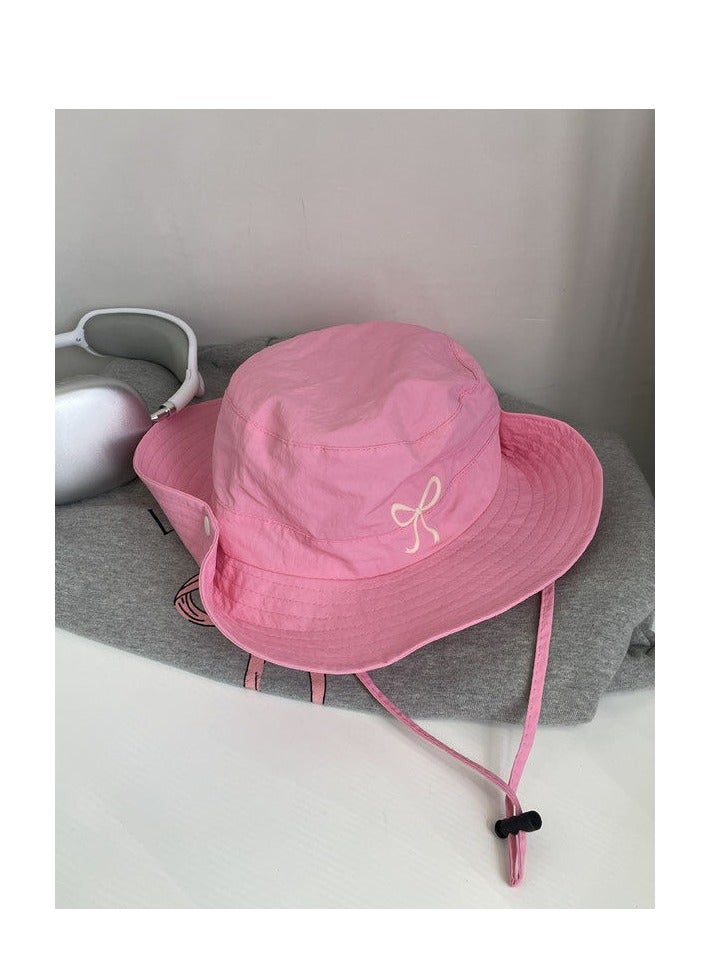 PureTuti Kids Outdoor Sun Hat - Bucket Hat for Girls, Wide Brim Beach and Fishing Safari Hat  - Image 3