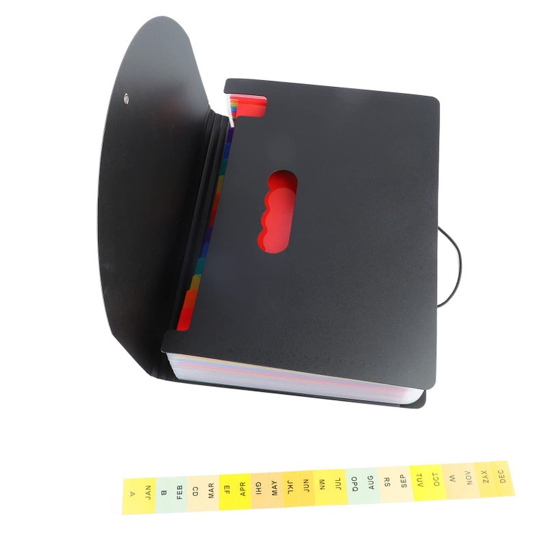 Expanding File Folder with 24 Pockets and Index for Office School and Travel - Image 4