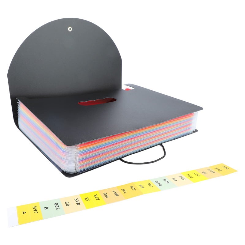Expanding File Folder with 24 Pockets and Index for Office School and Travel - Image 3