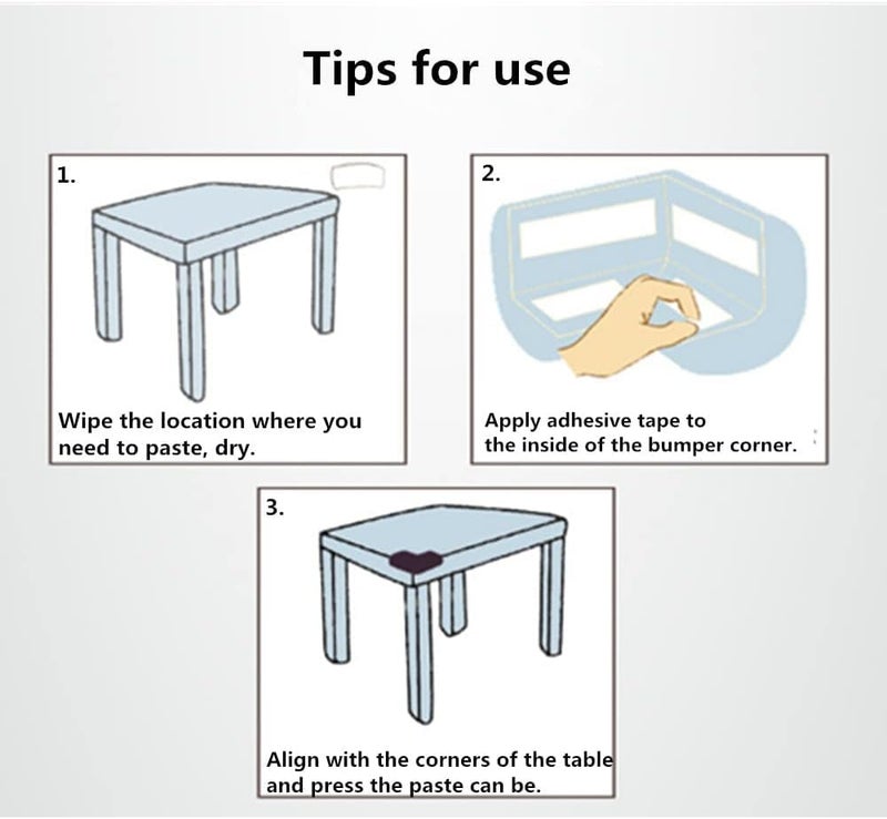 AnFun Corner Protector Baby Proof | Corner Guard Child Safety for Babies, Toddlers, Kids | Foam Corner Covers for Furniture, Table, Desk | 8 Pack (Ivory White) - Image 1