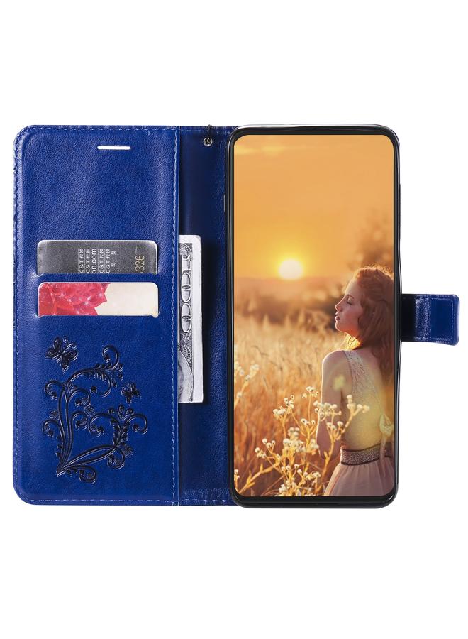 Zaboon Case For iPhone 13 Pro 3D Butterfly Embossed Pattern Horizontal Flip Leather Case with Holder & Card Slot & Wallet & Lanyard - Image 4