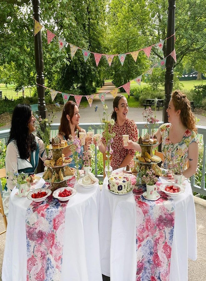 Talking Tables Afternoon Tea Vintage Floral Paper Plates | 24 Count (1 Pack) | Truly Scrumptious | for Birthday Party, Baby Shower, Wedding Hen Party and Anniversary, Disposable Tableware - Size 9' - Image 5