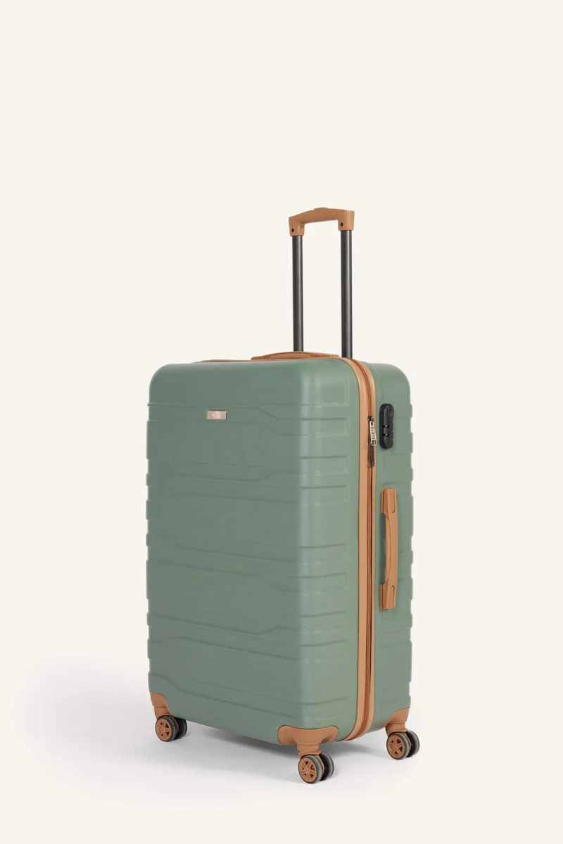 Defacto Unisex Hard Cover Large Travel Suitcase