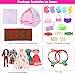 Miunana 33PCS Fashion Doll Winter Holiday Outfits Accessories for 115 Dolls Cozy Christmas Dresses Coats Hats Bags More - Image 4