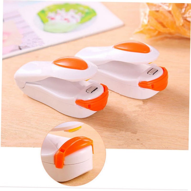 Mini Portable Food Sealer Machine Hand Pressure Heat Sealing Tool Yellow - Image 5