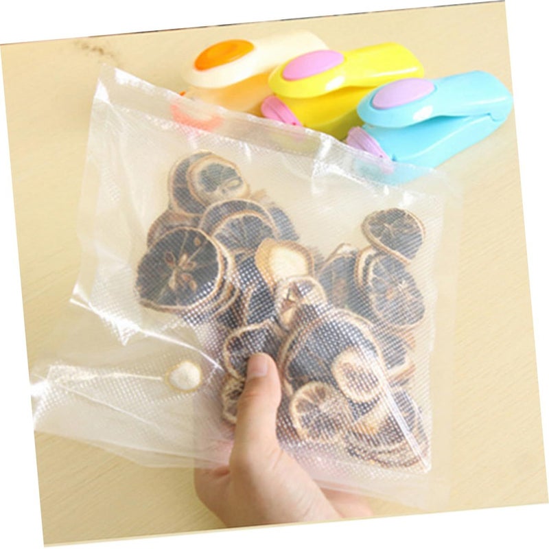 Mini Portable Food Sealer Machine Hand Pressure Heat Sealing Tool Yellow - Image 4