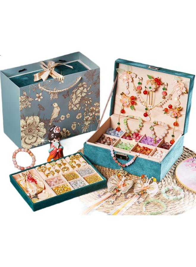 Eaglestone Children'S Beading Kit, Birthday Gift For Girls 7-14 Years Old, Vintage-Style Jewelry And Hair Accessories, Diy Toy, Holiday Gift Box - Image 2