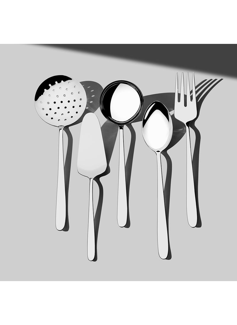 Nehir Sultan Plain 5 Piece Stainless Steel Serving Set  - Image 1