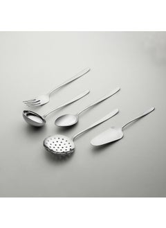 Nehir Sultan Plain 5 Piece Stainless Steel Serving Set  - Image 2