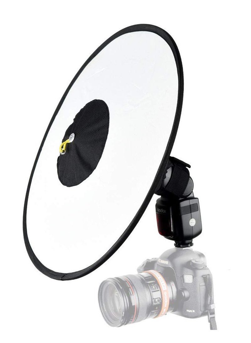 Excefore Camera Flash Bounce Diffuser Light Softbox, for All speedlight Photography Conical Softbox RS18 17"x 7" - Image 1