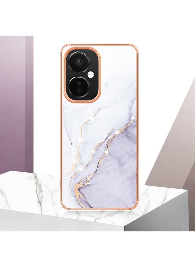 اس-توب جراب لهاتف OnePlus Nord CE 3 Lite/Nord N30/OPP0 K11x، جراب هاتف IMD مزدوج الجوانب مطلي بالرخام الكهربائي - Image 2