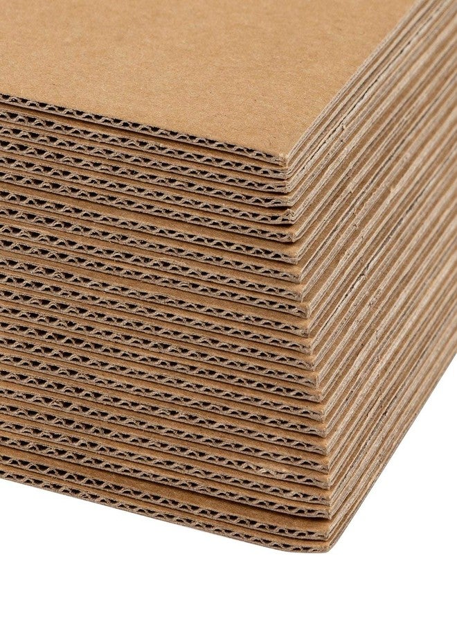 MECHDEL Corrugated Cardboard Sheets - Pack Flat Cardboard Inserts for Packing, Mailing, Crafts - Kraft Brown, 8.5 x 11 Inches (24 Pack) - Image 4