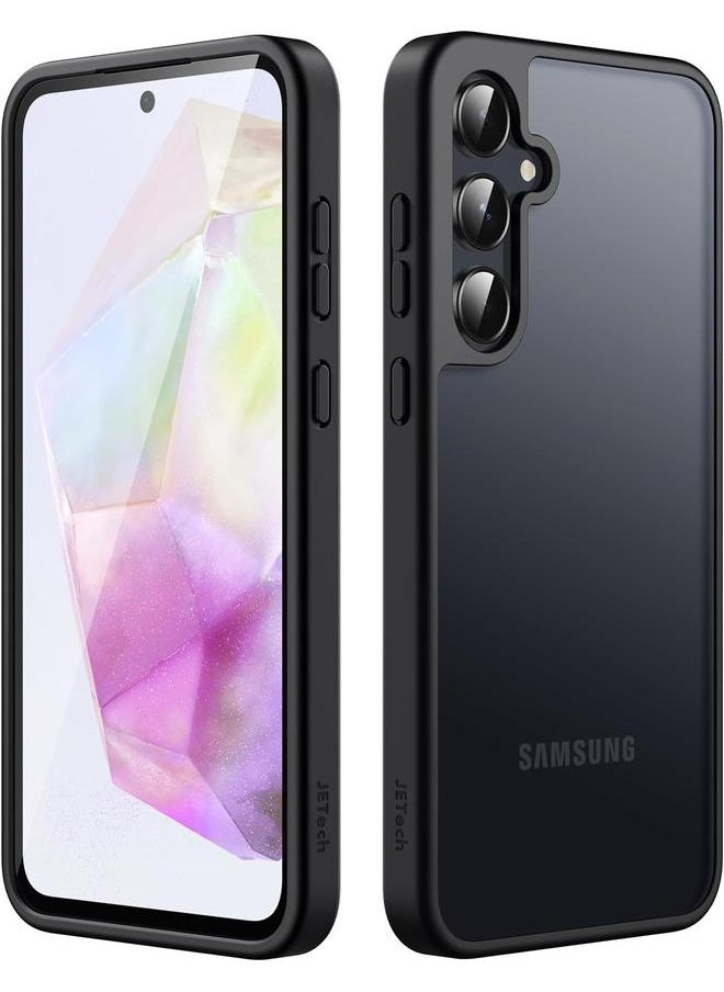 Jetech Matte Case For Samsung Galaxy A35 5G Frosted Translucent Back Protective Slim Phone Cover Anti Fingerprints Black  - Image 1