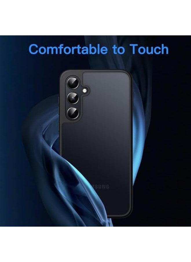 Jetech Matte Case For Samsung Galaxy A35 5G Frosted Translucent Back Protective Slim Phone Cover Anti Fingerprints Black  - Image 3