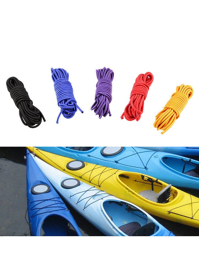 Generic 5 Meters 4mm Kayak Boat Elastic Bungee Cord Rope Orange  - Image 2