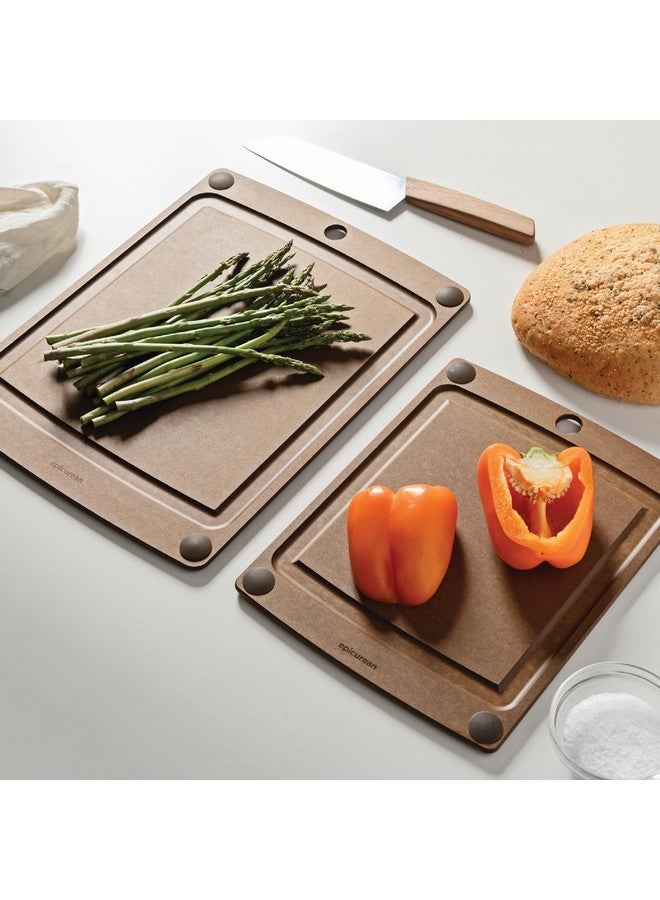 Epicurean لوح تقطيع شامل 11.5" × 9" بلون جوزة الطيب - Image 5