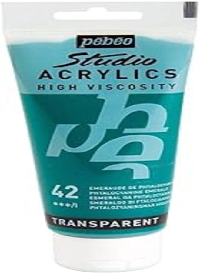 Pebeo Pebeo Studio Acrylics 100 ml. - 42 Phthalocyanine Green 