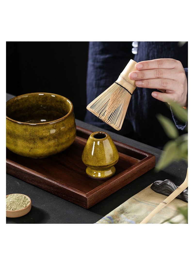 7-Piece Traditional Handmade Matcha Tea Whisk and Bowl Tool Gift Kit  - Image 4