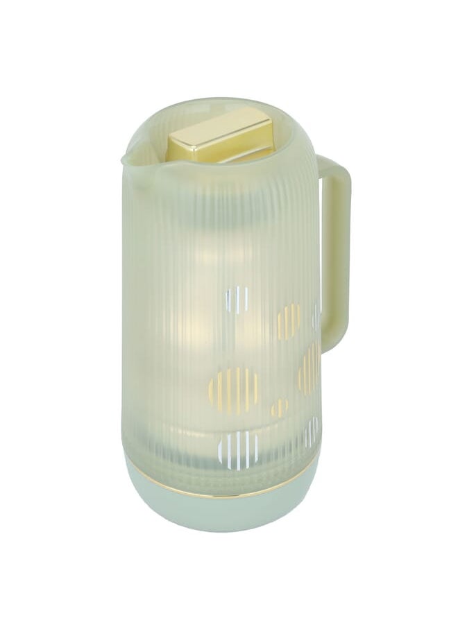 Alsaif Gallery Harmonypro Harmony Pro Thermos Green Willow Leaves With Gold 1 Liter  - Image 2