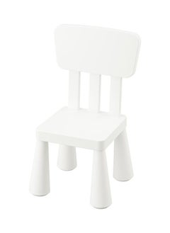 Simple Children Chair Indoor and Outdoor White