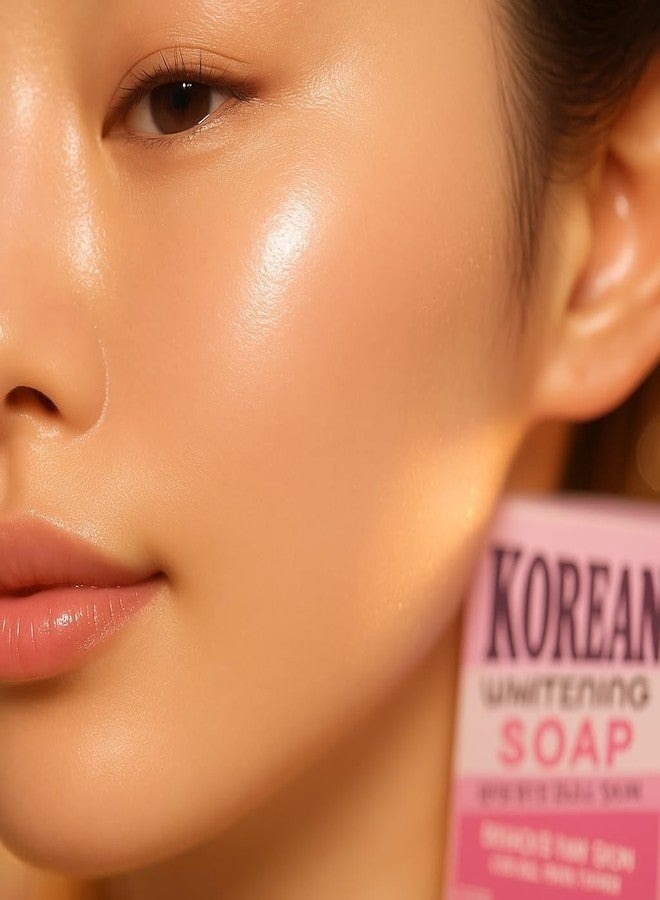 Zenvick Korean Whitening Soap for Face and Body - 2 Pack Skin Brightening Bar for Tan Removal, Dark Spots & Hyperpigmentation - Kojic Acid & Vitamin C Formula for Dull Skin - All Skin Types (pack of -03) - Image 3