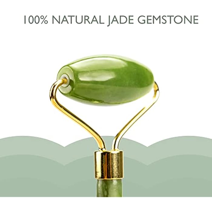 Perfecore Ice Face Mask + Jade Roller - Beauty Roller Face Neck Massage Tool - Stone Face Roller & Facial Mask Set for Wrinkles Fine Lines & Anti Aging, Puffy Eyes, Dark Circles & Overall Skin Care - Image 4