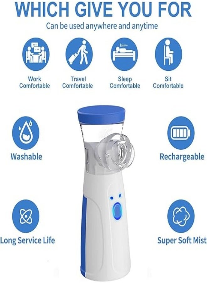 Occuwzz Nebulizer Silent Inhaler Nebulizer Portable Nebulizer Aerosol Silent Nebulizer For Children and Adults for Home and Travel  - Image 4