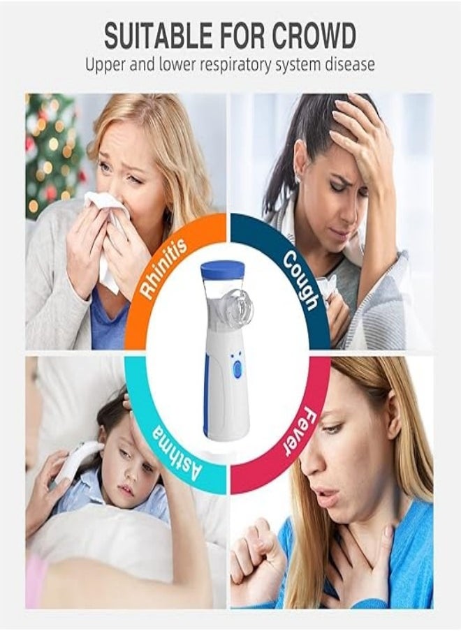 Nebulizer Silent Inhaler Nebulizer Portable Nebulizer Aerosol Silent Nebulizer For Children and Adults for Home and Travel