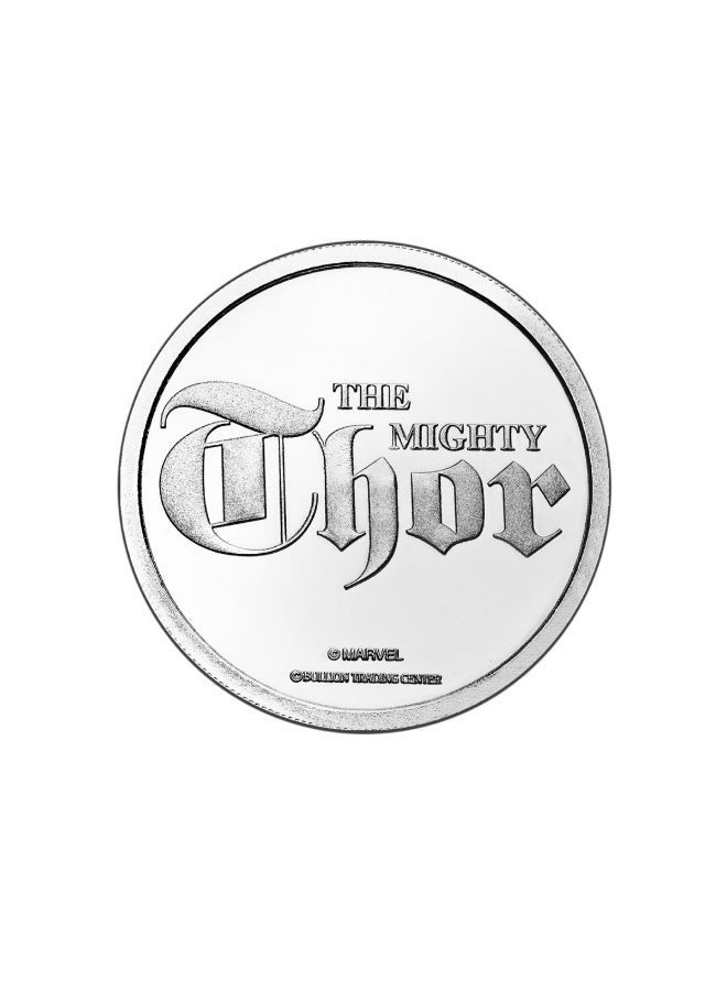 BTC Marvel 50 Grams Thor Silver Coin BTC 999.0 Silver - Image 2