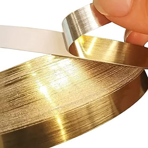 Maahixa Maahixa SelfAdhesive Decorative 45 Meters Golden Tape for Tiles Line Gaping Waterproof Gap Sealing Tape Strip for Home Floor Wall Ceiling Kitchen Cabinet Tiles Seam Sticker Gold 1cm x 45m  - Image 4