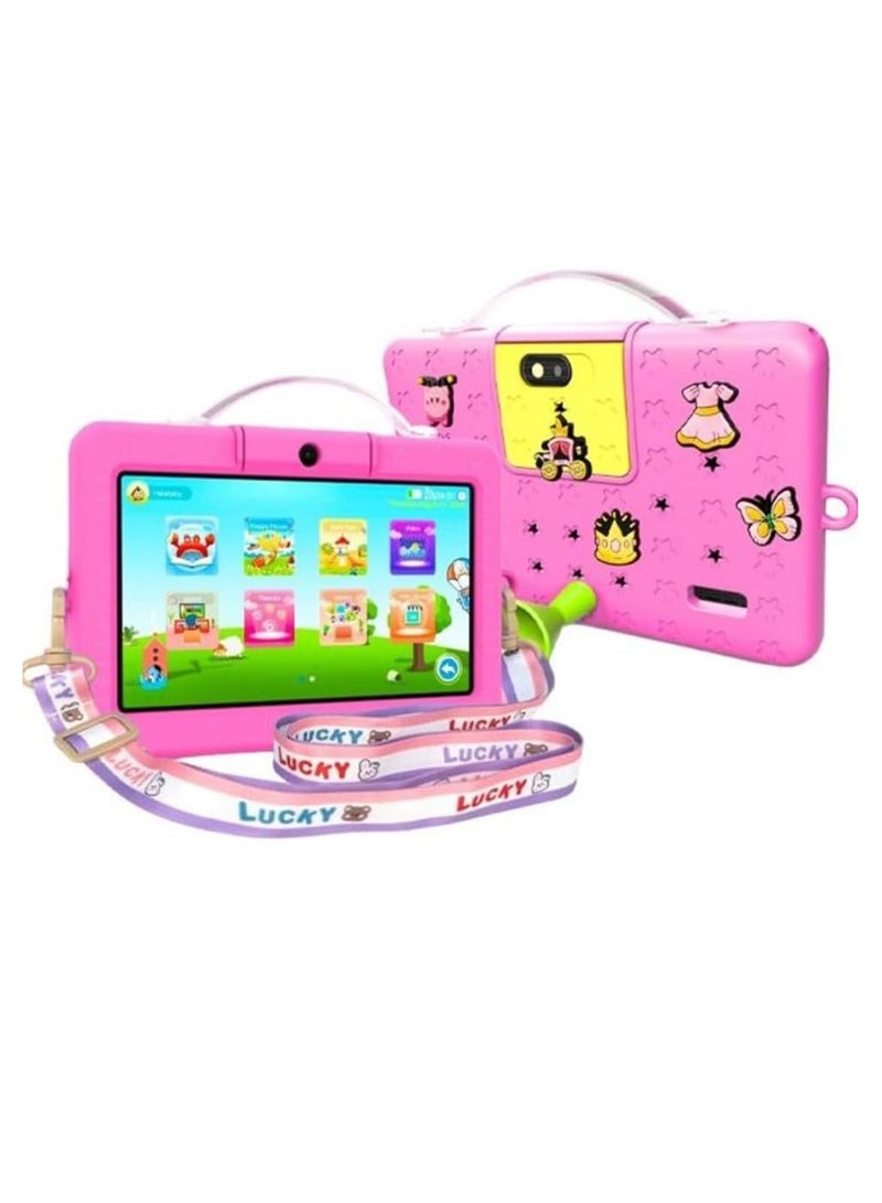 Oteeto Tab 5 Travel Mate Kids 7 Inch Pink 4GB RAM 128GB - International Version - Image 1