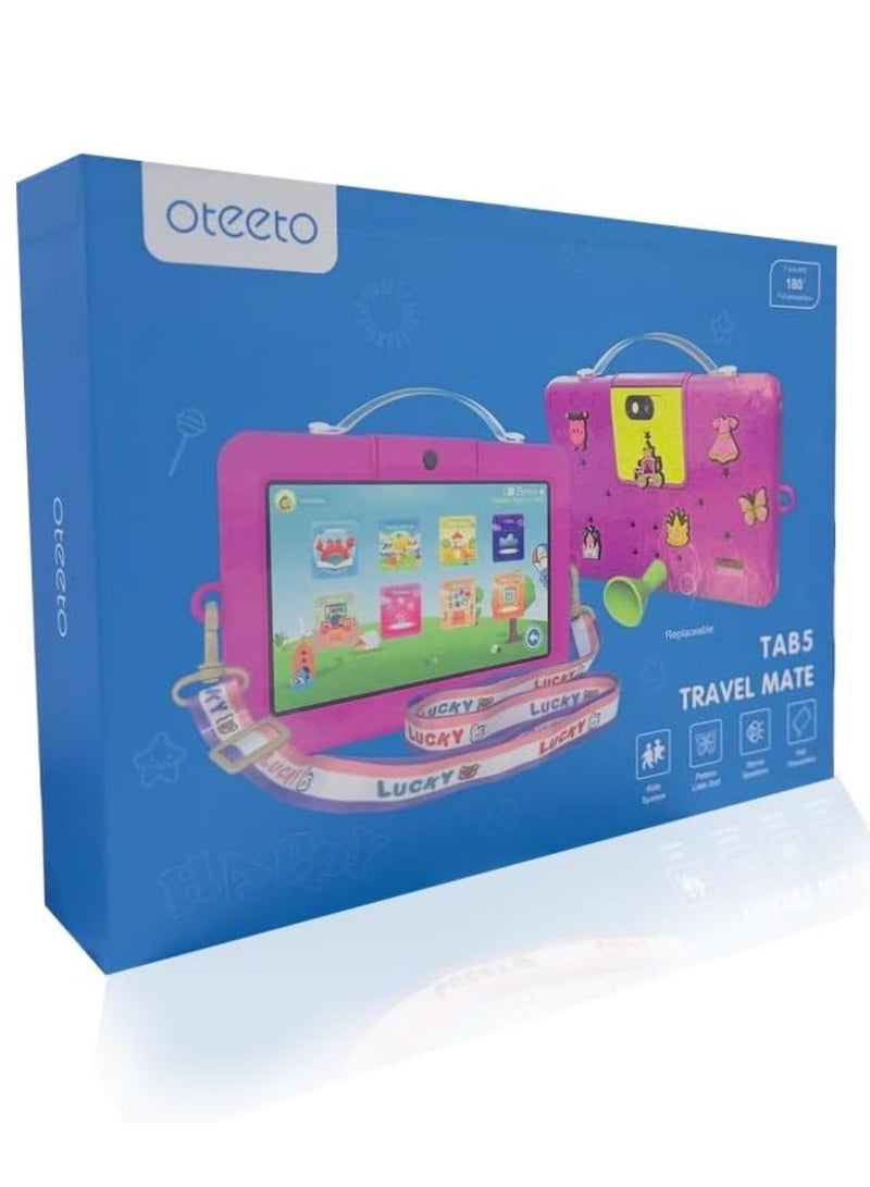 Oteeto Tab 5 Travel Mate Kids 7 Inch Pink 4GB RAM 128GB - International Version - Image 4