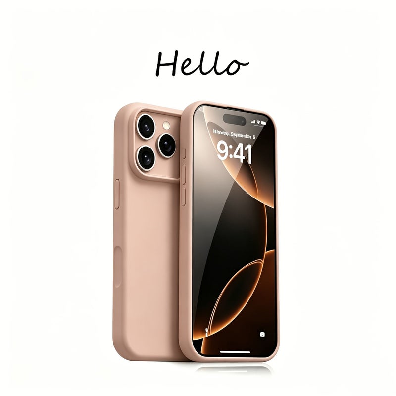 حافظة هاتف أصلية بتصميم بسيط باللون الأبيض الحليبي لهاتف iPhone 13 Pro Max مقاومة للسقوط والصدمات - Image 3