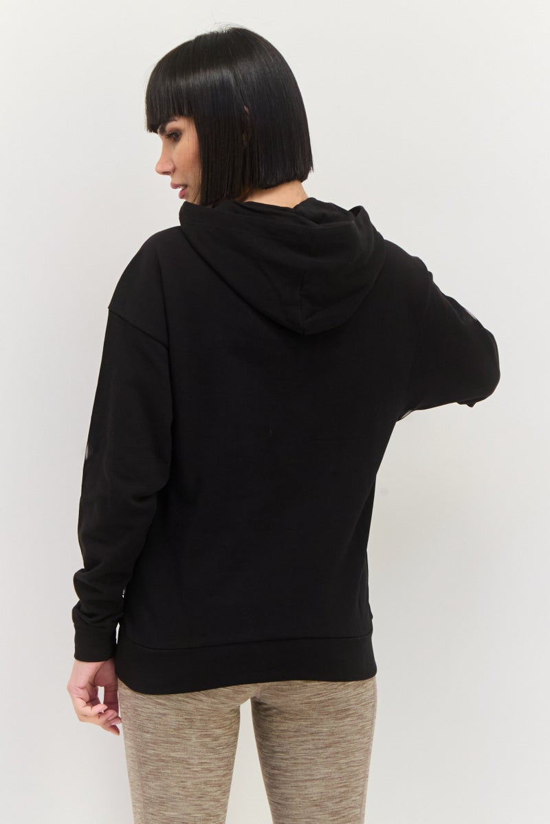 PUMA Women Sportswear Fit Outdoor Sweatshirt, Black - Image 3