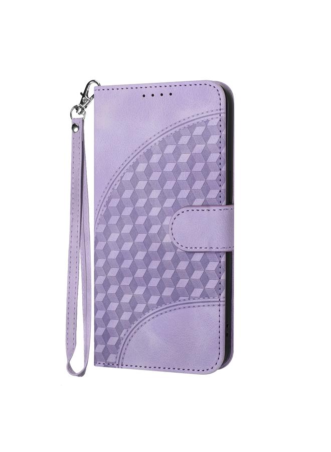 اس-توب جراب جلدي لهاتف OPPO A93 4G/F17 Pro/Reno4 Lite/Reno4 F منقوش عليه رأس فيل مع حبل تعليق - Image 2