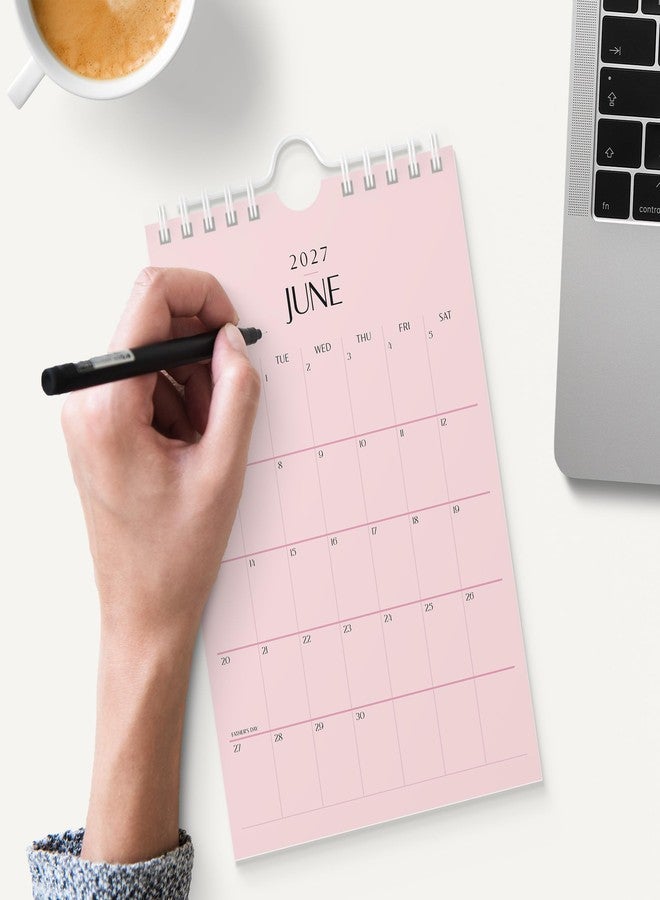 Karto Small Wall Calendar 2026 - Vertical 6x9 inch January 2026 to June 2027 - Small, Versatile, and Easy Planning with the Aesthetic Desk Monthly Calendar - All Pink - Image 5