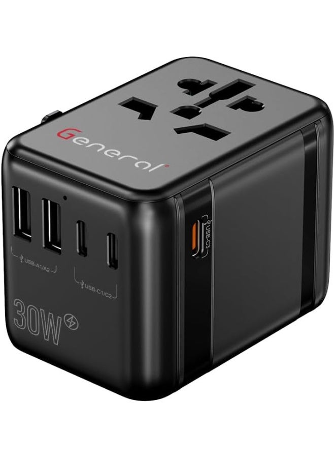 general General GP661 30W Universal Travel Adapter with PD Fast Charging - Image 2