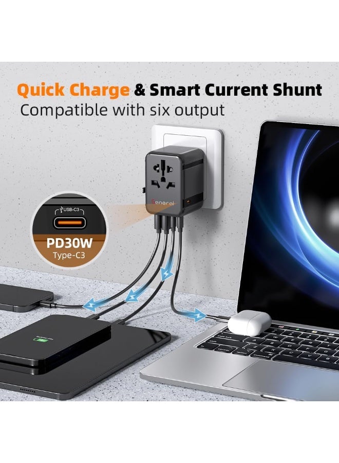 general General GP661 30W Universal Travel Adapter with PD Fast Charging - Image 3