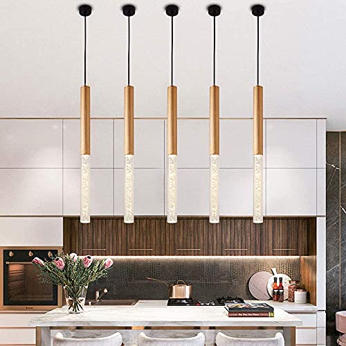 CITRA Modern Acrylic LED Bubble Pendant Light Lamp - (Warm White/Gold) - Image 3