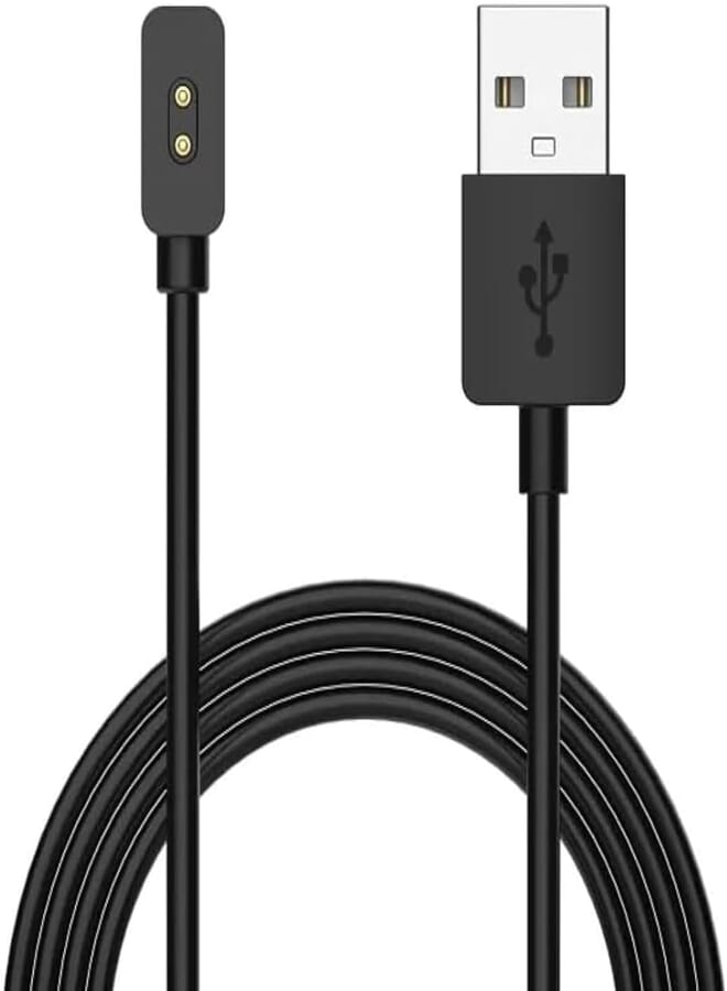 Charging Cable Compatible With Redmi Smart band 2 /Mi band 8/ Mi band 9 Cable/Redmi band 2 Cable/Smart band 2 Cable/Mi smart band 2 charger/Redmi Watch 3 Active Charger/Redmi Watch 4 (Black)