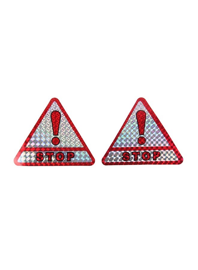 MUNTAQI 2-Piece Auto Plastic Tail-Crash-Proof Car Sticker - Image 1