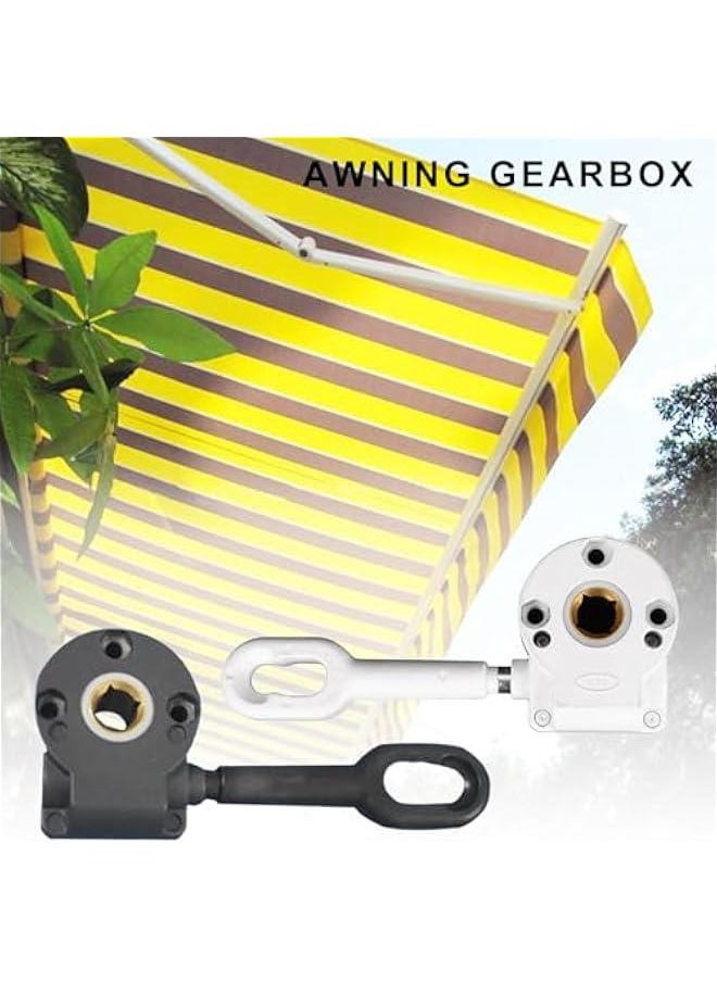 Generic - Manual Awning Gearboxse Crank Mechanism Awning Component Manual Drives Gearboxes Spare Parts for Sun Shelter Setups - Image 1